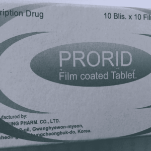 Prorid 5Mg  H/100 viên ( trị phì đại tuyến tiền liệt lành tính