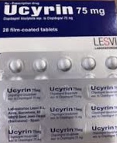 Ucyrin 75mg ( Clopidogrel )H/28 viên