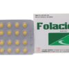 Folacid 5mg H/ 80 viên (bổ sung acid folic)
