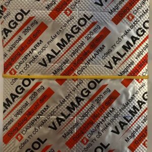 VALMAGOL 200 mg H/60 viên ( thuốc trị động kinh)