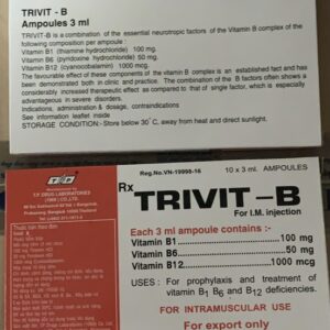 Trivit B Inj H/10 ống 3 ml