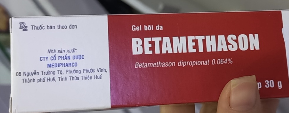 Betamethason H/1 Type 30 g Mediphar
