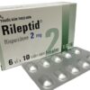 Rileptid 2mg H/60 viên ( Risperidone 2mg)Thuốc điều trị bệnh tâm thần phân liệt của Hungary