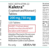 Kaletra Oral 80 mg/20 mg H/1 lo