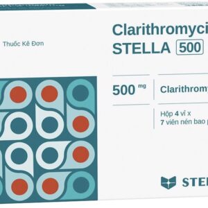CLARITHROMYCIN STELLA 500 MG H/28 viên