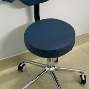 Ghế ngồi dựa inox xoay phòng mỗ