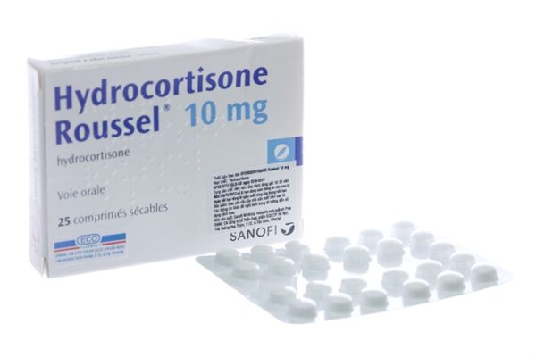 Thuốc trị suy thượng thận Hydrocortisone10mg H/25 viên