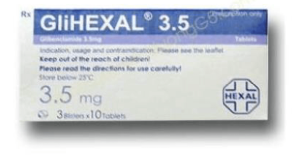 GLIHEXAL 3.5MG H/30 v