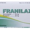 Franilax 50/20mg H/30 viên ( thuốc trị tăng huyết áp)