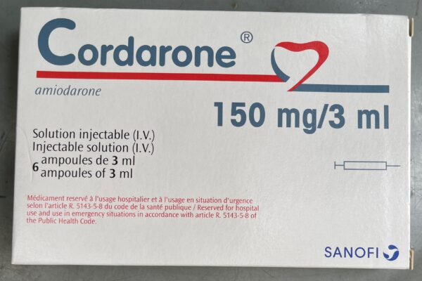 CORDARONE 150MG/3ML INJ 6 AMP