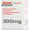 ALEXAN INJ 500MG/ 10ML H/1 lọ