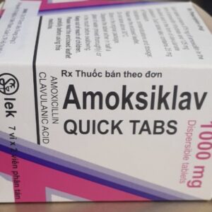 Amoksiklav Quicktabs 1000mg H/14 viên