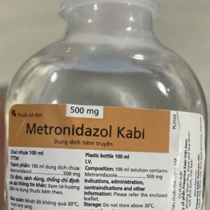 METRONIDAZOL KABI 500MG 100 ml thùng/20 chai