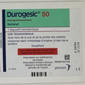 Durogesic 50 µg/h Miếng dán H/5 miếng