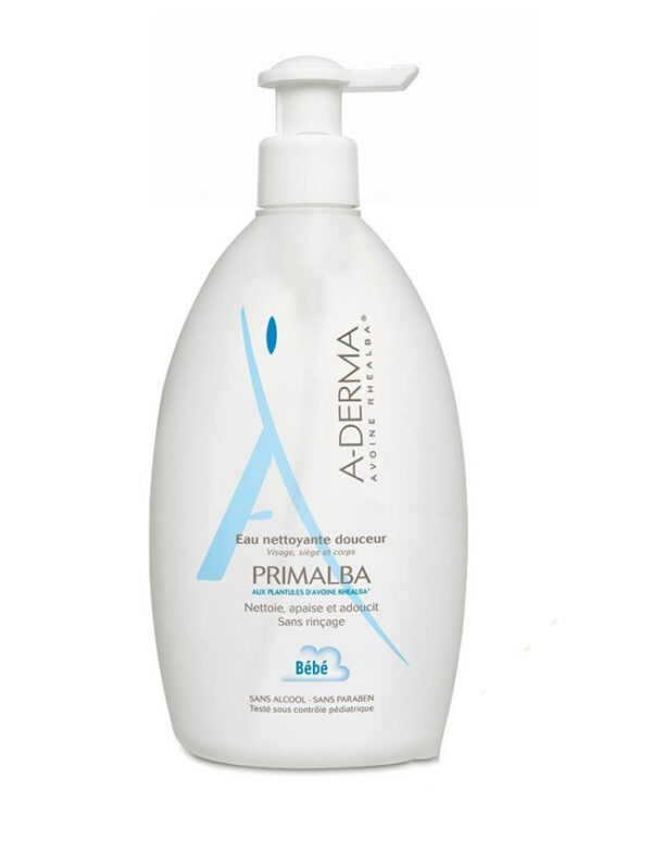 A-DERMA PRIMALBA GENTLE CLEANSING WATER 500ML