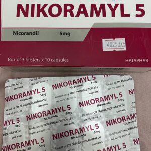 Nikoramyl 5mg H/30 viên (Nicorandil 5mg) giản mạch