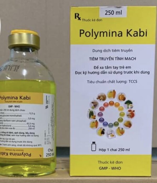 Polymina Kabi 250Ml tiêm truyền thùng 12 chai