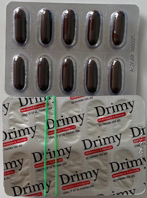 Drimy H/100 viên (bổ sung vitamin, khoáng chất )
