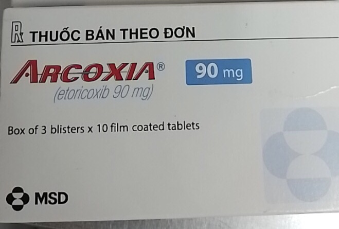 Arcoxia 90mg (etoricoxib 90mg) H/30 viên