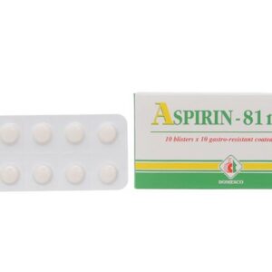 Thuốc Aspirin 81mg H/100 viên - Phòng ngừa thứ phát sau nhồi máu cơ tim