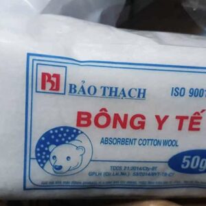 Bông gòn 50g (Bông Y Tế 50g Bảo thạch) Bịch/10 gói