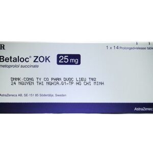 BETALOC ZOK 25MG H/14 viên