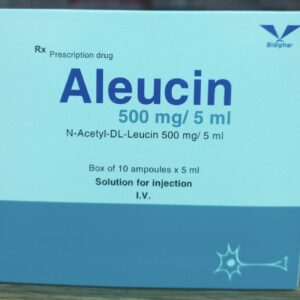 Aleucin 500mg H/10 ống 5ml (trị chóng mặt)