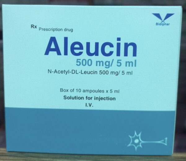 Aleucin 500mg H/10 ống 5ml (trị chóng mặt)