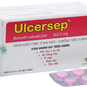 Ulcersep 262,6 mg H/100 viên nhai