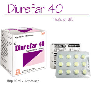 DIUREFAR 40 mg h/120v