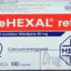 Nifehexal retard 20mg H/100v