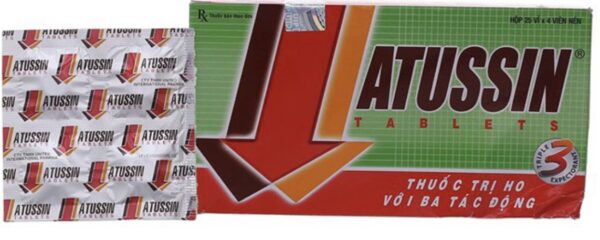 Thuốc ho Atussin viên H/