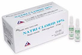 NATRI CLORID 10% DUNG DỊCH TIÊM H/50 ống 5 ml thùng 27 hộp