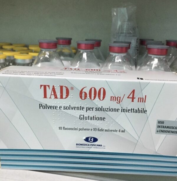 TAD 600mg/4ml (GLUTATHIONE 600) INJ H/10 LỌ 4 ml