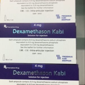 Dexamethasone 4mg/1ml Kabi Hộp 10 ống