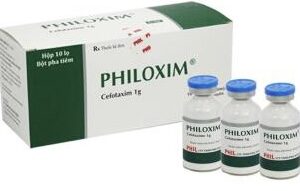 Philoxim 1g Inj H/10 lọ ( Cefotaxime 1000mg) ( điều trị những bệnh khuẩn nặng và nguy kịch)