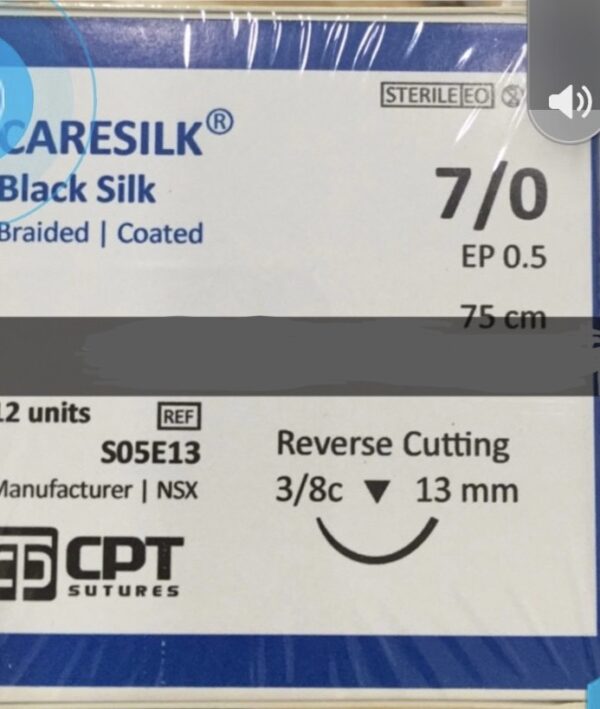 Chỉ Caresilk (Silk) số 7/0 H/1tép