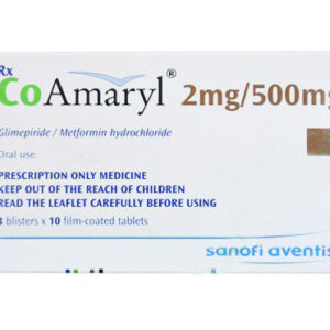 COAMARYL 2/500MG