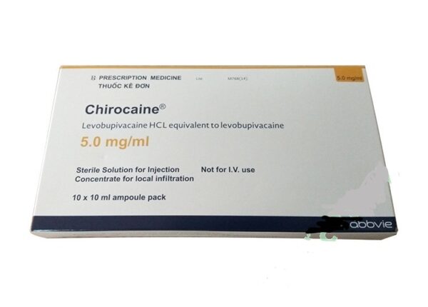 Chirocaine 5 mg/ ml H/10 ống 10 ml