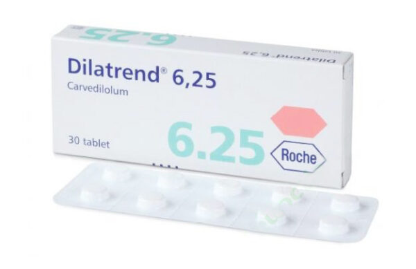 DILATREND TAB 6,25MG