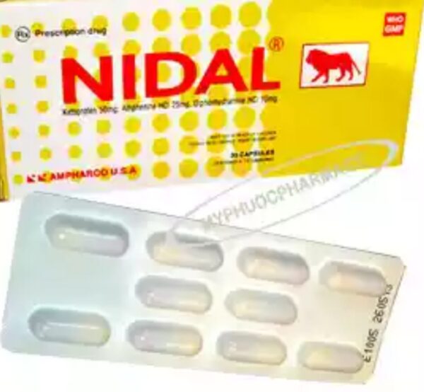 NIDAL giảm đau H/30 viên