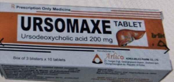 Ursomaxe 200 mg H/30 viên ( thuốc gan)