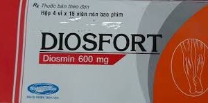 Diosfort 600mg H/60 viên (điều trị bệnh suy tĩnh mạch, bệnh trĩ cấp)