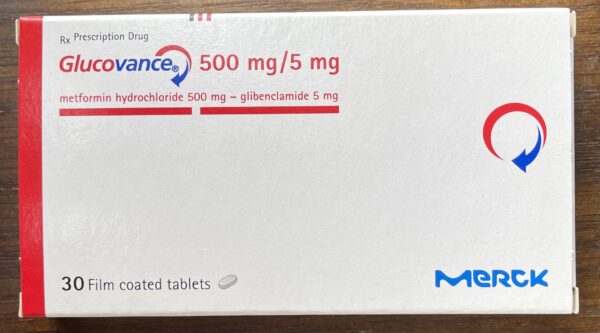 GLUCOVANCE 500MG/5MG H/30 v
