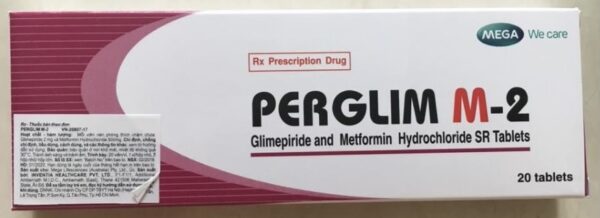 Perglim M-2 H/100 viên ( Thuốc điều trị bệnh tiểu đường type II)