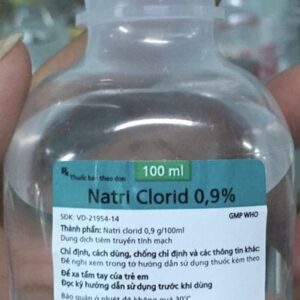 NACL 0.9% 100ML Sodium Chloride 0,9% Kabi THÙNG 80 CHAI dung dịch tiêm truyền