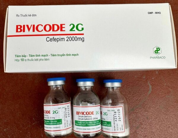 Bivicode 2g ( Cefepim 2g IM/IV) H/10 lọ