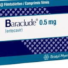 Baraclude 0,5mg H/30 viên viêm gan siêu vi B mãn tính