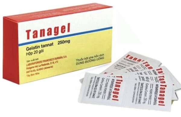 Tanagel H/20 gói bột pha hỗn dịch uống điều trị tiêu chảy