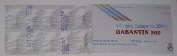 Gabantin 300 (Gabapentin 300 mg) trị động kinh H/30 viên